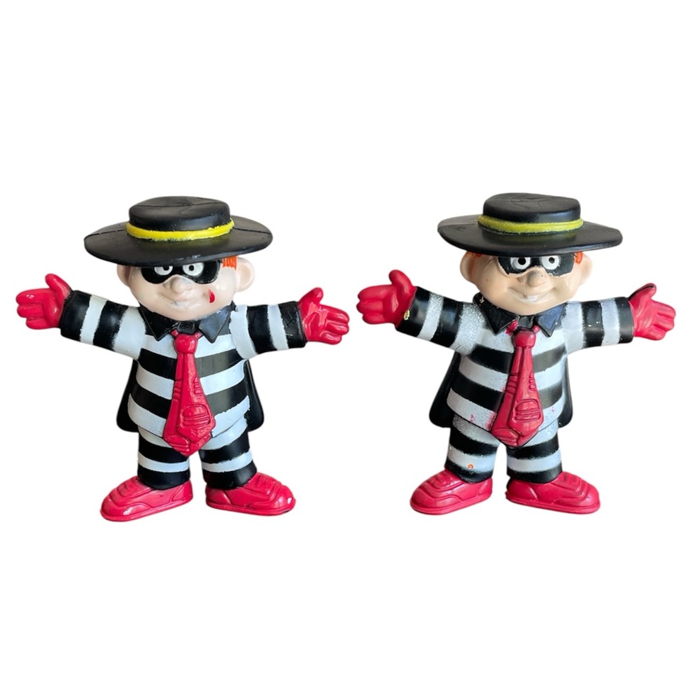 Vintage Happy Meal Toy 1995 McDonald’s Hamburgular Set Of 2 unique gift idea